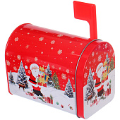 Банка жестяная "Настроение праздника" 13х7,5х9,5см 894-406 Банка жестяная "Настроение праздника" 13х7,5х9,5см 894-406