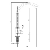 Кран для одной воды из высокопрочного пластика белый PL3-269F РМС Кран для одной воды из высокопрочного пластика белый PL3-269F РМС