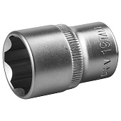 Торцовая головка 19 мм,(1/2")/ЗУБР "МАСТЕР" Торцовая головка 19 мм,(1/2")/ЗУБР "МАСТЕР"