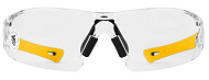  Очки защитные открытые, поликарбонатные, прозрачная линза, 2х комп.дужки, Denzel 