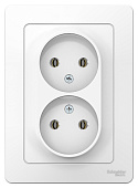 Розетка 2-м СП BLANCA 16А б/з бел. SchE BLNRS000021 Розетка 2-м СП BLANCA 16А б/з бел. SchE BLNRS000021