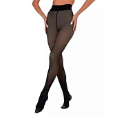 Колготки Соблазн 8600d с мехом р. V-VIII, эффект натуральной кожи Колготки Соблазн 8600d с мехом р. V-VIII, эффект натуральной кожи