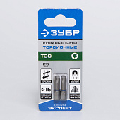 Биты 1/4 T30х25мм (уп2шт) "ЭКСПЕРТ"/ ЗУБР /26015-30-25-2 Биты 1/4 T30х25мм (уп2шт) "ЭКСПЕРТ"/ ЗУБР /26015-30-25-2