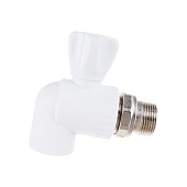 Шаровый кран для радиатора угловой 25х3/4" PPR Шаровый кран для радиатора угловой 25х3/4" PPR