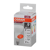 Лампа LED 7Вт Е14, грибовидная, 4000К нейтр. бел. OSRAM Лампа LED 7Вт Е14, грибовидная, 4000К нейтр. бел. OSRAM