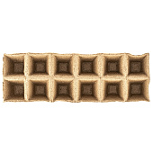 Кассета для рассады, 310х100х50 мм, 12 ячеек 3шт, торфяная 64368 Кассета для рассады, 310х100х50 мм, 12 ячеек 3шт, торфяная 64368