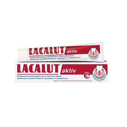  Lacalut з/паста 50мл Lacalut  aktiv профилактическая 