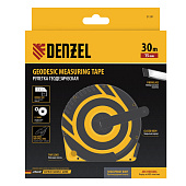 Рулетка геодезическая 30мх15мм, закрытый корпус, фиберглассовая лента, Denzel Рулетка геодезическая 30мх15мм, закрытый корпус, фиберглассовая лента, Denzel