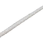 Шнур бельевой полипропиленовый с сердечником  D-5 мм L-20 м, белый 