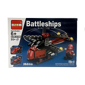 Конструктор Battle Ships 8 в 1, военная техника вертолет, 95+ деталей, 19х13 см, HR204-6 Конструктор Battle Ships 8 в 1, военная техника вертолет, 95+ деталей, 19х13 см, HR204-6