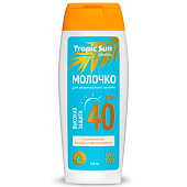 Молочко для безопасного загара KRASSA TROPIC SUN ПАНТЕНОЛ SPF-40  100мл