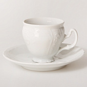  Чашка 90 мл с блюдцем 115 мм высокая Thun Bernadotte, недекорированная БТФ1032 