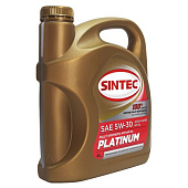 Масло моторное SINTEC PLATINUM 5W30 SL ACEA A5/B5 синт 4л Масло моторное SINTEC PLATINUM 5W30 SL ACEA A5/B5 синт 4л