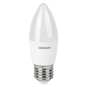 Лампа LED 7Вт Е27, свеча, 3000К теплый OSRAM