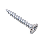 Саморезы универсальные оцинкованные ШУц 6,0х40мм, потайная голова, 100шт 