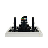 Розетка компьютерная встраиваемая RJ45 UTP cat 5e, цвет белый, IEK FORTE&PIANO