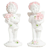 Фигурка полистоун "Ангел с букетом розовых роз" МИКС 6,5х2,5х2,5 см 1541449 Фигурка полистоун "Ангел с букетом розовых роз" МИКС 6,5х2,5х2,5 см 1541449