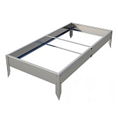 Ограждение для грядок металл. "Грядка" основной 1000х2000 (цинк) Ограждение для грядок металл. "Грядка" основной 1000х2000 (цинк)