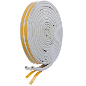 Уплотнитель P-профиль 9 мм ,белый 6м Уплотнитель P-профиль 9 мм ,белый 6м