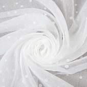 Тюль Спот 500х260 утяжелитель белый /Легранд Тюль Спот 500х260 утяжелитель белый /Легранд