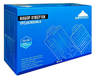 Набор прецизионных отверток, 115 предм., CrV, Vertextools