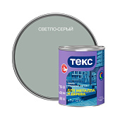 Эмаль ПФ-115 ДЛЯ МЕТАЛЛА И ДЕРЕВА светло-серая глянцевая 0,9кг/Текс