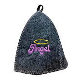 Шапка классическая с вышивкой "Angel", 5301 Шапка классическая с вышивкой "Angel", 5301