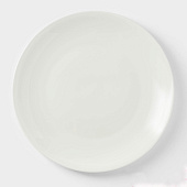 Тарелка обеденная Доляна White Label, фарфор, белый 3602560 Тарелка обеденная Доляна White Label, фарфор, белый 3602560