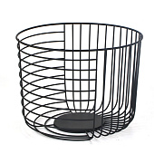  Фруктовница, матовый черный LB-15 BL 