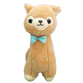 Мягкая игрушка Lama bow tie, 25 см, коричневый, 107-45-01 Мягкая игрушка Lama bow tie, 25 см, коричневый, 107-45-01
