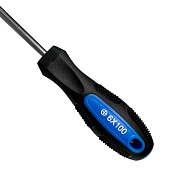  Отвертка PH2x100мм, CrV, двухкомп. рукоятка, магнитный наконечник, Vertextools 