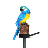 Светильник газонный Синий ара /солн батарея/белый теплый Светильник газонный Синий ара /солн батарея/белый теплый