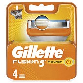  Сменные кассеты для бритья GL Fusion Power 4шт 