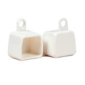  Заглушка шины белая (2шт) в упак. 