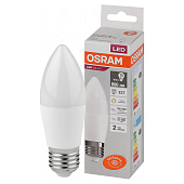  Лампа LED 10Вт Е27, свеча, 3000К теплый OSRAM 