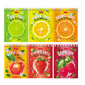 Блокнот А7 "Моя игра-4", клетка, 40 л, на скрепке, обл 200 гр/м2