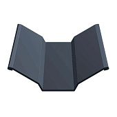 Планка ендовы верхняя 76х76 L=2м (7024)графитовый-серый Планка ендовы верхняя 76х76 L=2м (7024)графитовый-серый