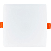 Светильник точечный встраиваемый LED 18Вт BDLS квадрат белый безрамочный (120х25/монтажн d50-110) /Smartbuy Светильник точечный встраиваемый LED 18Вт BDLS квадрат белый безрамочный (120х25/монтажн d50-110) /Smartbuy