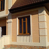  Кирпич керамический ваниль (бежевый) 1,4НФ 250х120х88мм [М200-250] /Копылово 