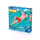  Шезлонг надувной для отдыха на воде Bestway Aqua Lounge 160х84см, 2цвета  арт.43103 