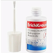  Корректор с кистью 20мл ErichKrause ARCTIC WHITE  (10/480) /6/ 