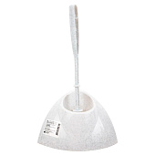 Ёршик туалетный с подставкой Блеск уголок Мраморный (20) М5012