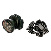 Фонарь налобный аккумуляторный LED 5362 7LED 2 режима, черный Ultraflash 11256 Фонарь налобный аккумуляторный LED 5362 7LED 2 режима, черный Ultraflash 11256