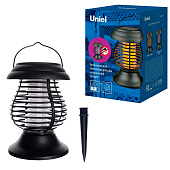  Светильник антимоскитный солн бат+АА эффект пламени IP44 /Uniel 