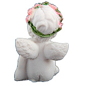 Фигурка полистоун «Ангелок-милашка в венке из роз», 3?2?2 см, МИКС 906848 Фигурка полистоун «Ангелок-милашка в венке из роз», 3?2?2 см, МИКС 906848