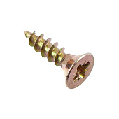 Саморезы универсальные желтые ШУж 2,5х12мм, потайная голова, 500шт Саморезы универсальные желтые ШУж 2,5х12мм, потайная голова, 500шт