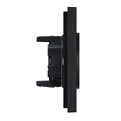 Розетка двойная встраиваемая без заземления, цвет черный, IEK FORTE&PIANO Розетка двойная встраиваемая без заземления, цвет черный, IEK FORTE&PIANO