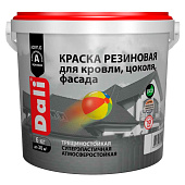  "DALI" краска резиновая для кровли, цоколя, фасада, база С - 6 кг 