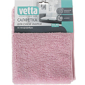  Салфетка для сухой уборки VETTA, 30х40см, 300 г/кв.м. 4 цвета 448-171 