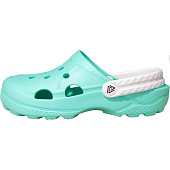 Сабо детские "Ола", голубой/белый, арт. СБ-501, размер 28-29 Сабо детские "Ола", голубой/белый, арт. СБ-501, размер 28-29